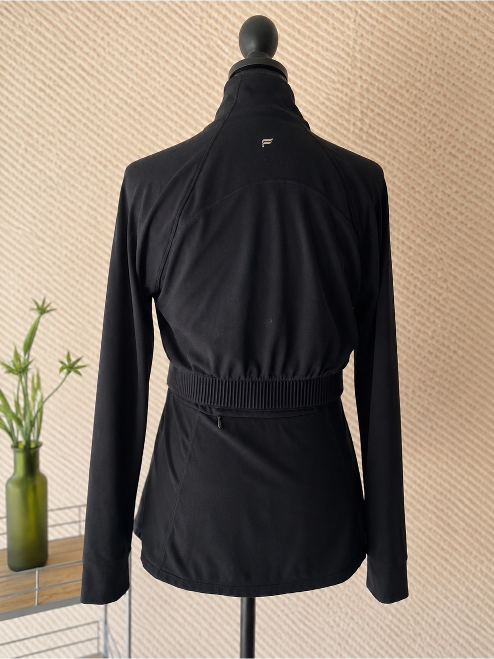 Fabletics Black Full-Zip Performance Utility Jacket - Picture 3 of 10
